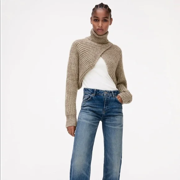 Zara Sweaters Last One New Zara Knit Arm Warmer Wrap Sweater